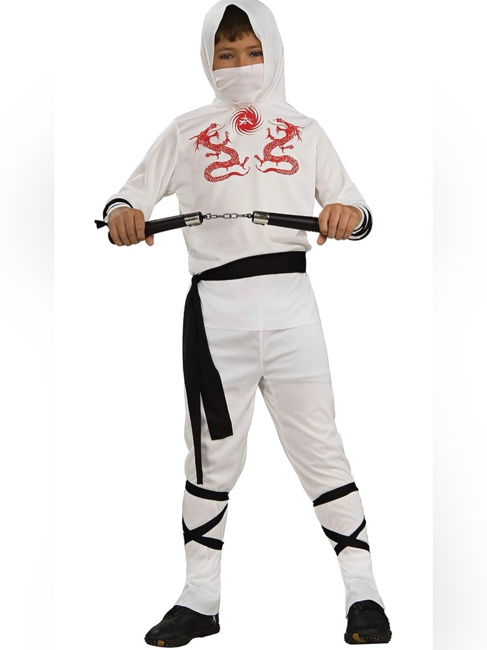 Rubies Haunted House Child's White Ninja Costume